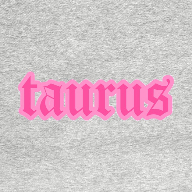 Taurus Zodiac Pink Astrology Aesthetic by Asilynn